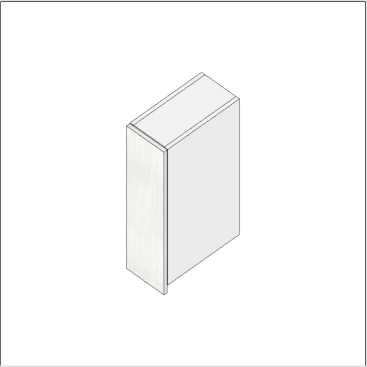 Wall cabinet 150mm (1 door)