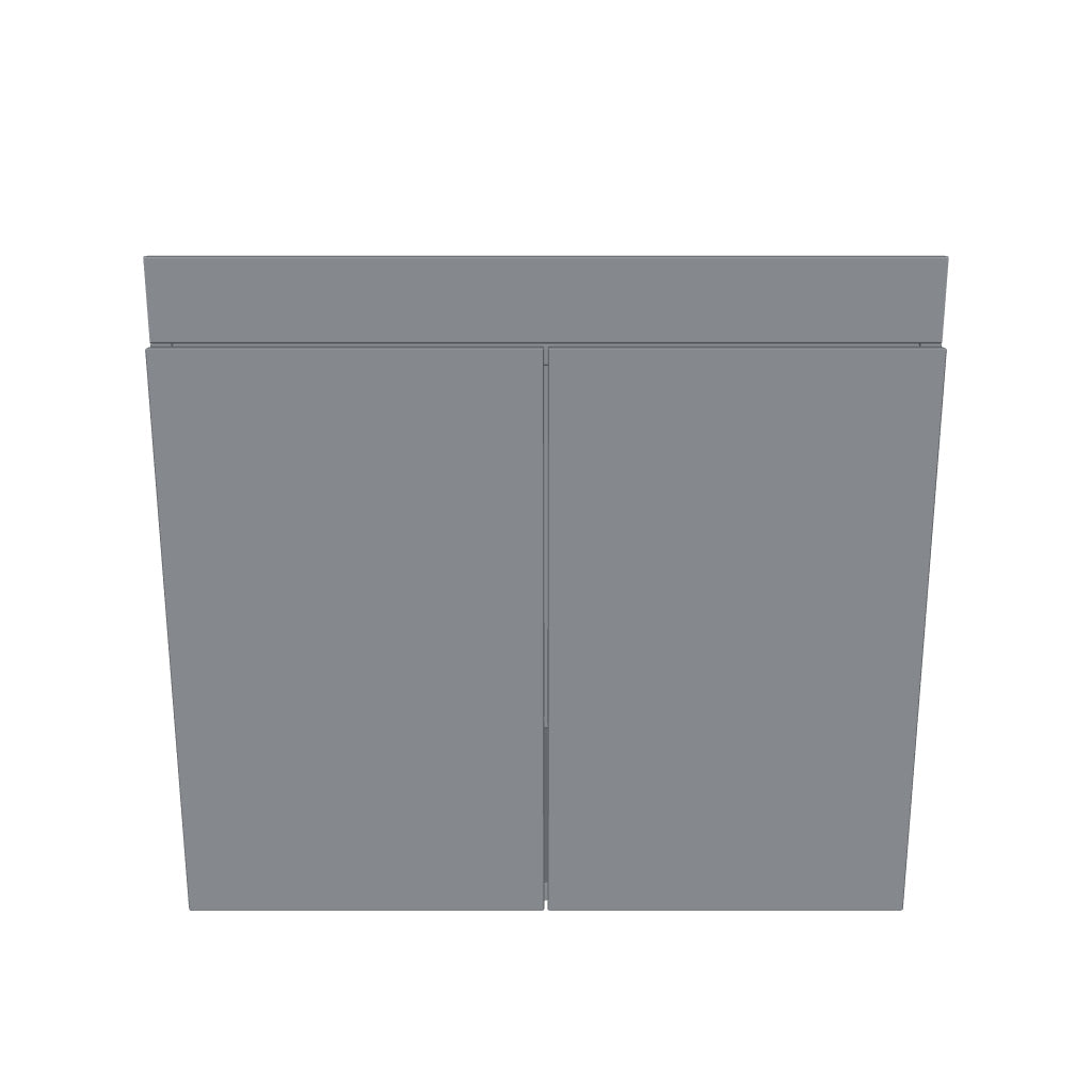 *22 Fridge Cabinet 650mm (2 Doors) (2400) (drft)