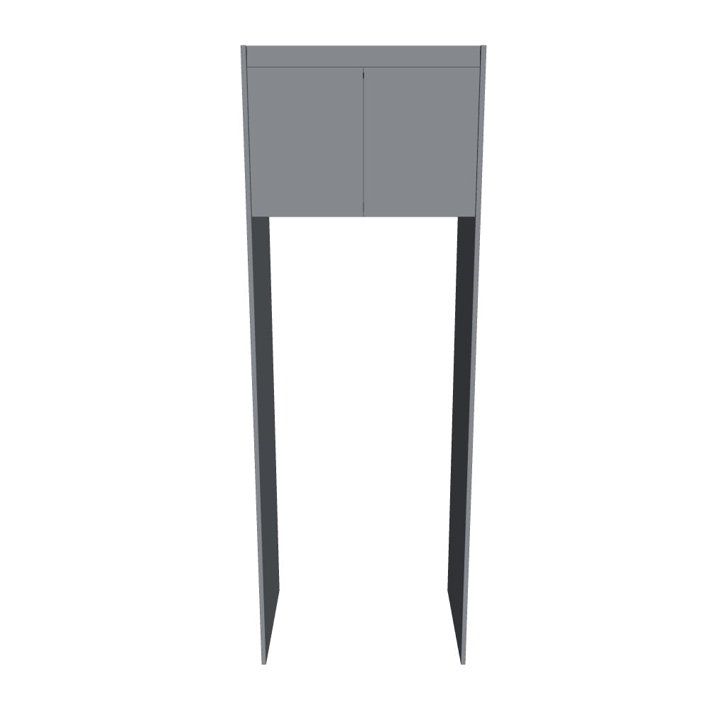 *25 Fridge Cabinet 800mm (2 Doors) + 2Panel (2400) (drft)