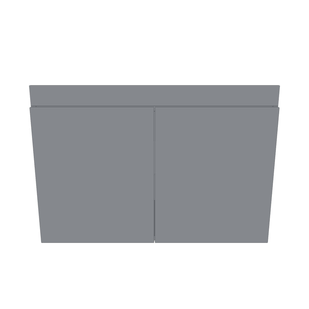 *26 Fridge Cabinet 850mm (2 Doors) (2400) (drft)